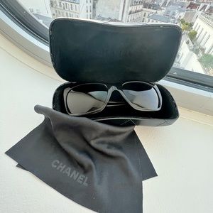 Chanel Camelia sunglasses